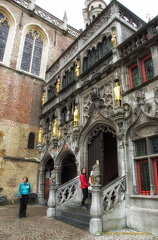 Entrance to the Basilica of the Holy Blood